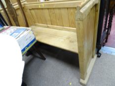 Pine pew/bench
