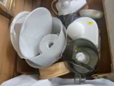 Kenwood food mixer, large metal bowl and an oscillating desktop electric fan E/T