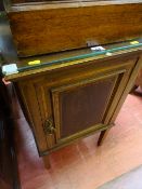 Inlaid single door pot cupboard