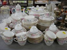 Extensive tea, coffee and part dinner service by Royal Worcester 'Mikado' pattern
