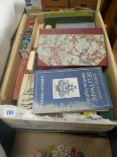Box of vintage books