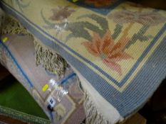 Two washed Chinese style rugs