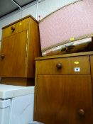 Pair of bedside cabinets