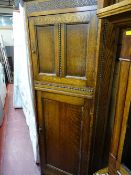 Compact floor standing corner cupboard