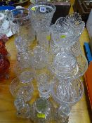 Good selection of cut and other quality glassware