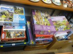 Good quantity of boxed jigsaws