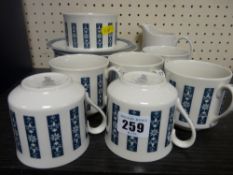 Quantity of Royal Doulton 'Moonstone' teaware