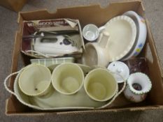 Mixed box of household goods