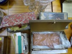 Collection of vintage gloves and haberdashery items