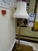 Vintage standard lamp and shade E/T