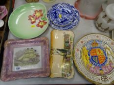 Three Paragon china commemorative plates for King George VI and Queen Elizabeth (two) and one for