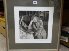 Nicholas Sinclair signed limited edition (6/150) photographic study of Sir Kyffin Williams RA,
