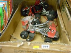 Two pairs of child's vintage roller skates