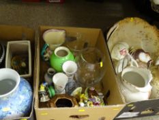 Good mixed quantity of china and glassware in three boxes