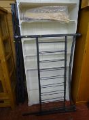 Black modern 4ft 6in metal bed frame