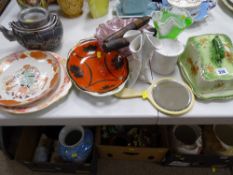 Mixed group of Oriental and British ceramics and glassware