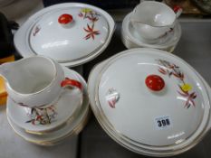 Stylish mid Century part dinner and tea service