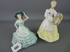 Royal Worcester figurine 'Kate' and one other titled 'Spring Fair'