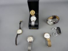 Group of lady's and gent's watches and a small vintage pocket knife
