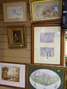 Mixed group of collectable pictures and prints