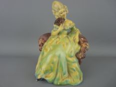 Early Wade figurine titled 'Pompadour II' cellulose glazed