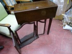 Single flap occasional table and a triple mirror