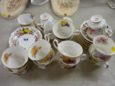 Royal Albert 'Country Fayre' bone china part teaset etc