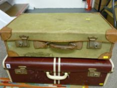 Two vintage suitcases