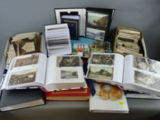 Single owner collection of 2000 plus vintage and handmade postcards to include Wales, early street