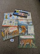 Parcel of eight Brooke Bond and other tea card books