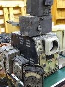 Large parcel of vintage electric meters and similar items