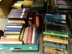 Four boxes of vintage books