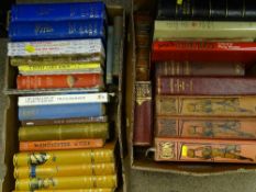 Two boxes of vintage and other books