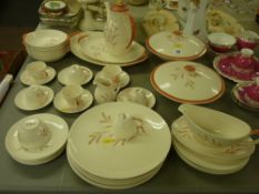 Royal Doulton 'Meadow Glow' part coffee and dinner service
