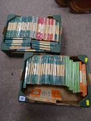Two boxes of early Penguin books