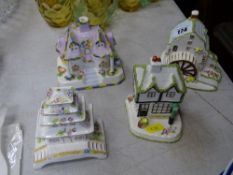 Four Coalport cottages