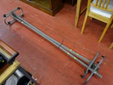 Pair of possibly van adjustable roof bars, approx 195 cms long