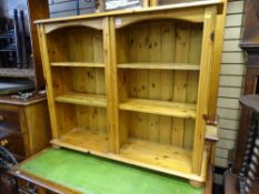 Twin pine bookshelf