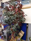 Large artificial tree and another etc