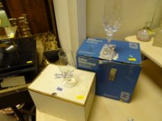 Small parcel of brandy and champagne glasses