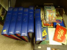 Collection of vintage 'London Opinion' and 'Lilliput' magazines and a six volume collection of '
