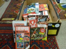 Collection of football programmes and magazines etc for Liverpool, Everton, Manchester United etc