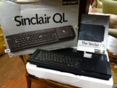 Boxed Sinclair QL personal computer