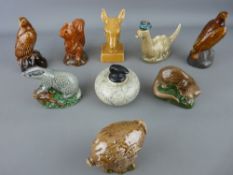 Collection of Beswick and other Beneagles Scotch whisky animals and birds etc