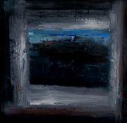 LINDA NORRIS mixed media on board, untitled, unsigned, 18 x 19cms