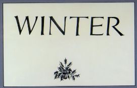 JONAH JONES (1919-2004) ink on paper , entitled 'Winter', dated 1991, unsigned, 22.5 x 36cms