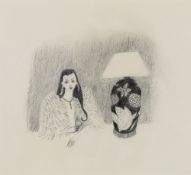 GERDA ROPER pencil on paper, entitled 'pots and vases 1', signed on verso, 13.5 x 15cms