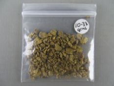 CLOGAU GOLD a parcel of small nuggets, 10.31 grms