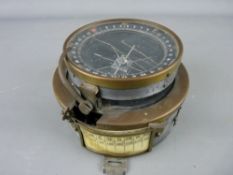 A HUSUN (Henry Hughes & Son) APERIODIC MAGNET COURSE COMPASS, Mk3A, serial number 8103, 12.5 cms