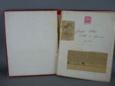 THE HANDWRITTEN DIARY OF GEORGE THOMPSON OF THE WORCESTERSHIRE IMPERIAL YEOMANRY to his family